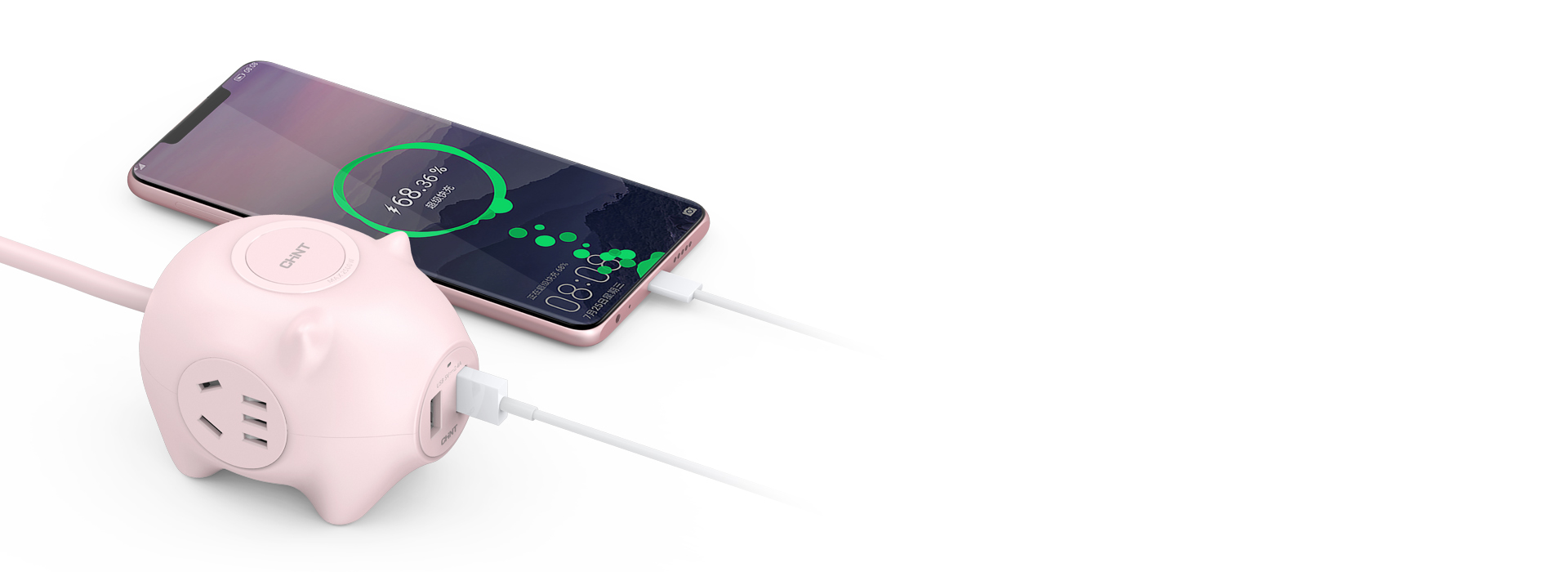 雙USB輸出，智能速充 可支持手機(jī)、P...