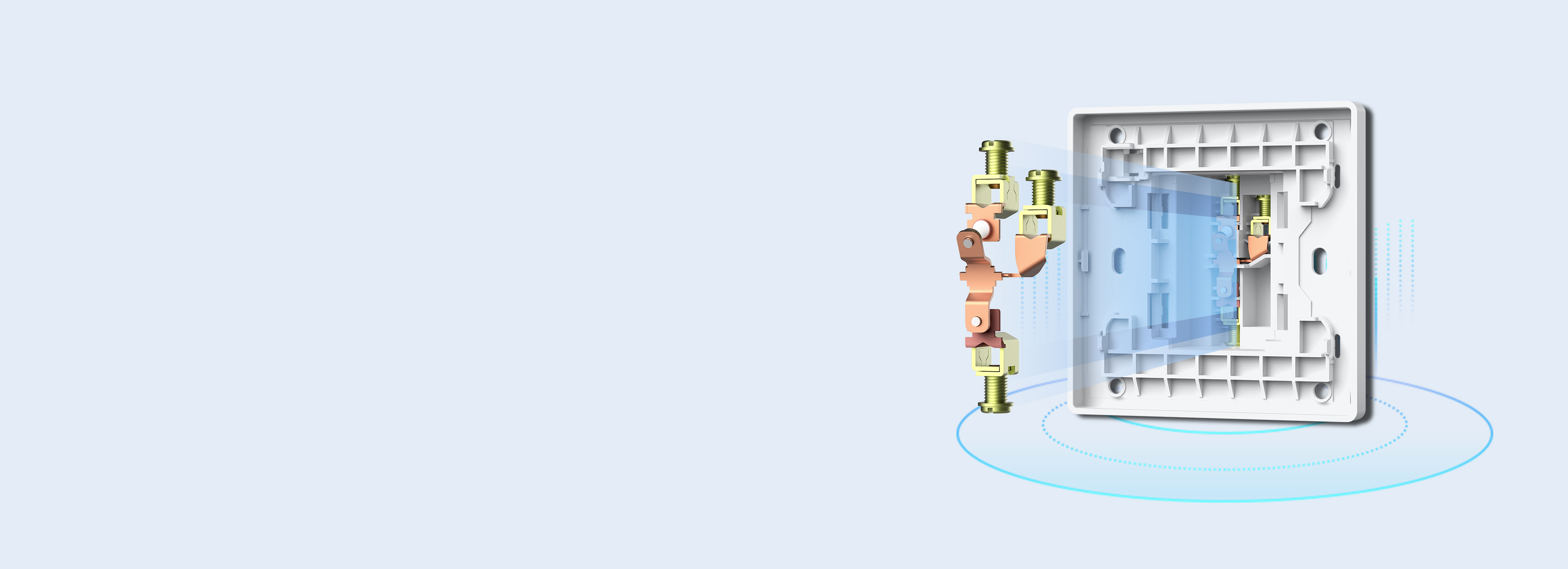 優(yōu)選材質(zhì)保障性能 面板開關(guān)擺動件采用高...