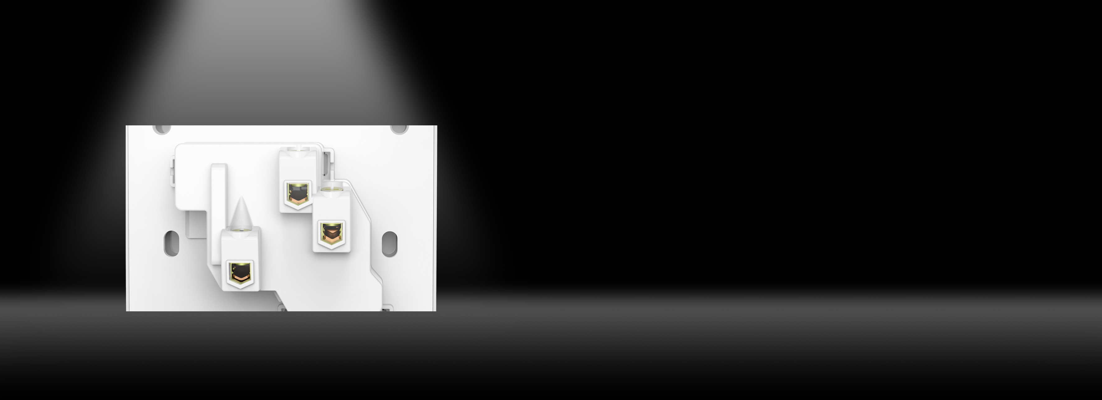 粗細線輕松混接 V型大孔徑接線結構，可...