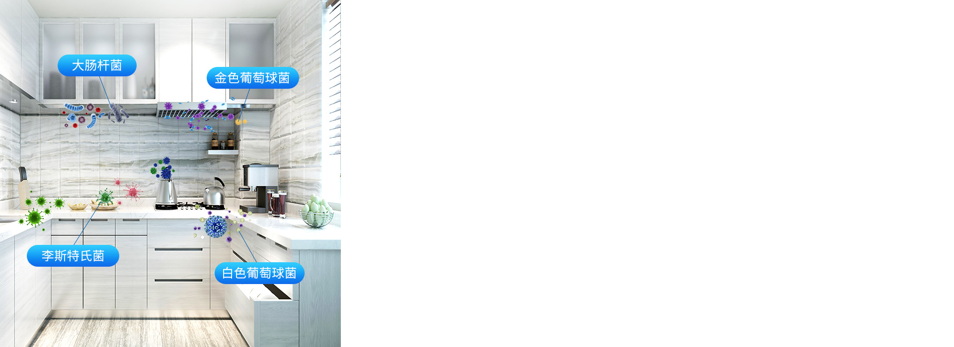 注意！廚房、衛(wèi)浴間， 很容易滋生細(xì)菌！...