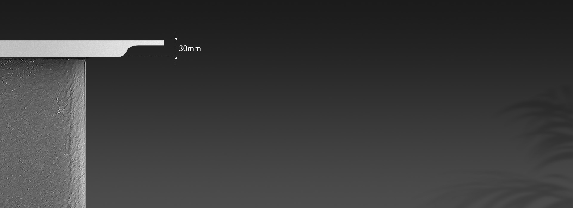 約30mm纖薄燈體， 簡(jiǎn)約美觀省空間。...