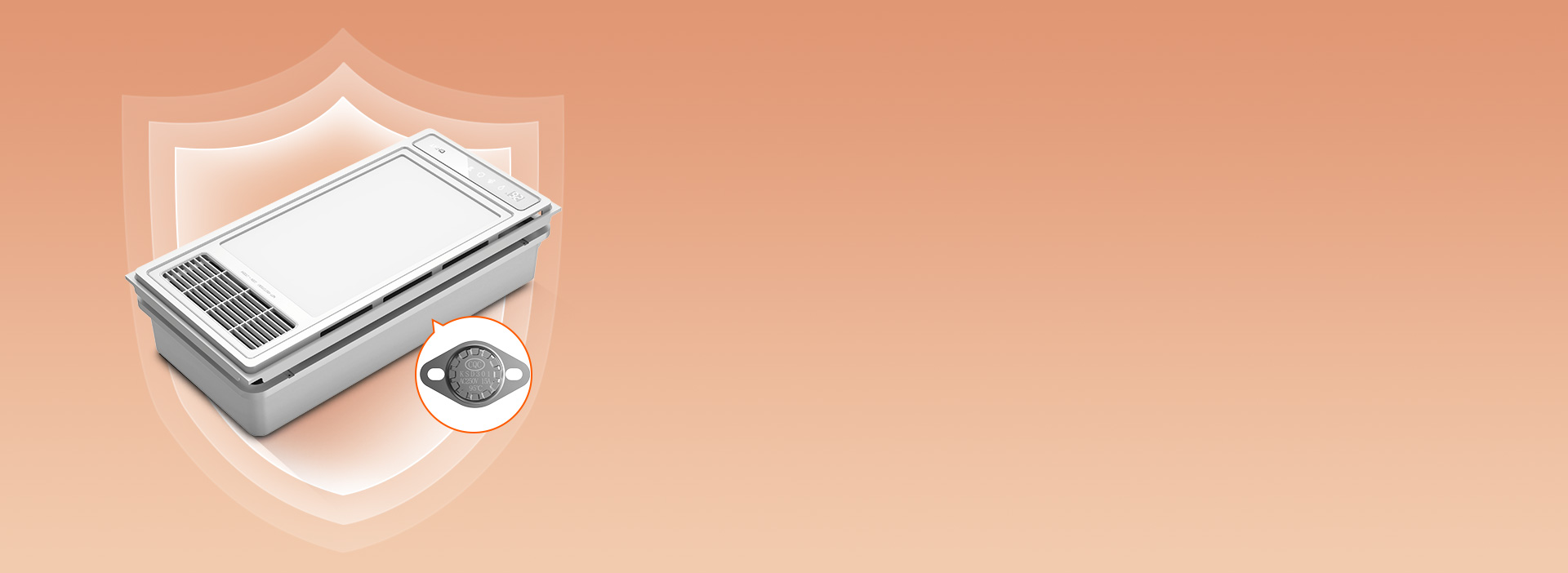 過熱保護，為安全加一道屏障 內(nèi)置105...