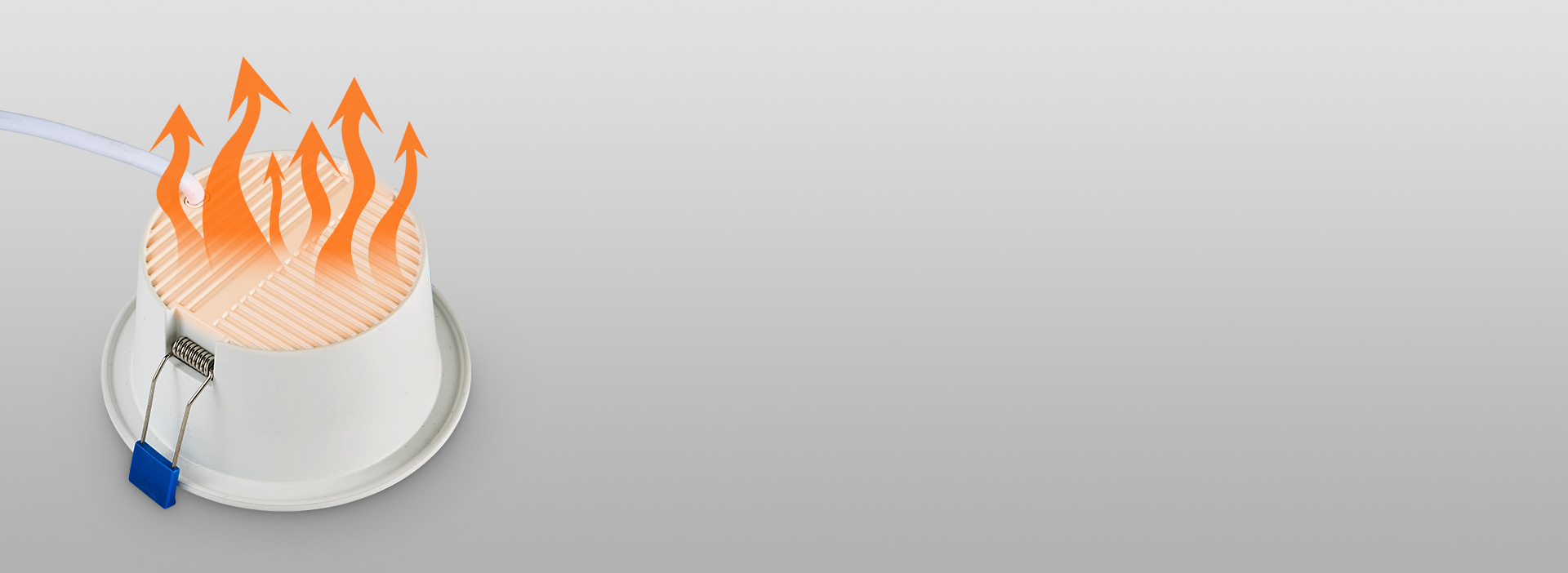 全鋁壓鑄一體成型 燈體一體成型，表面精...