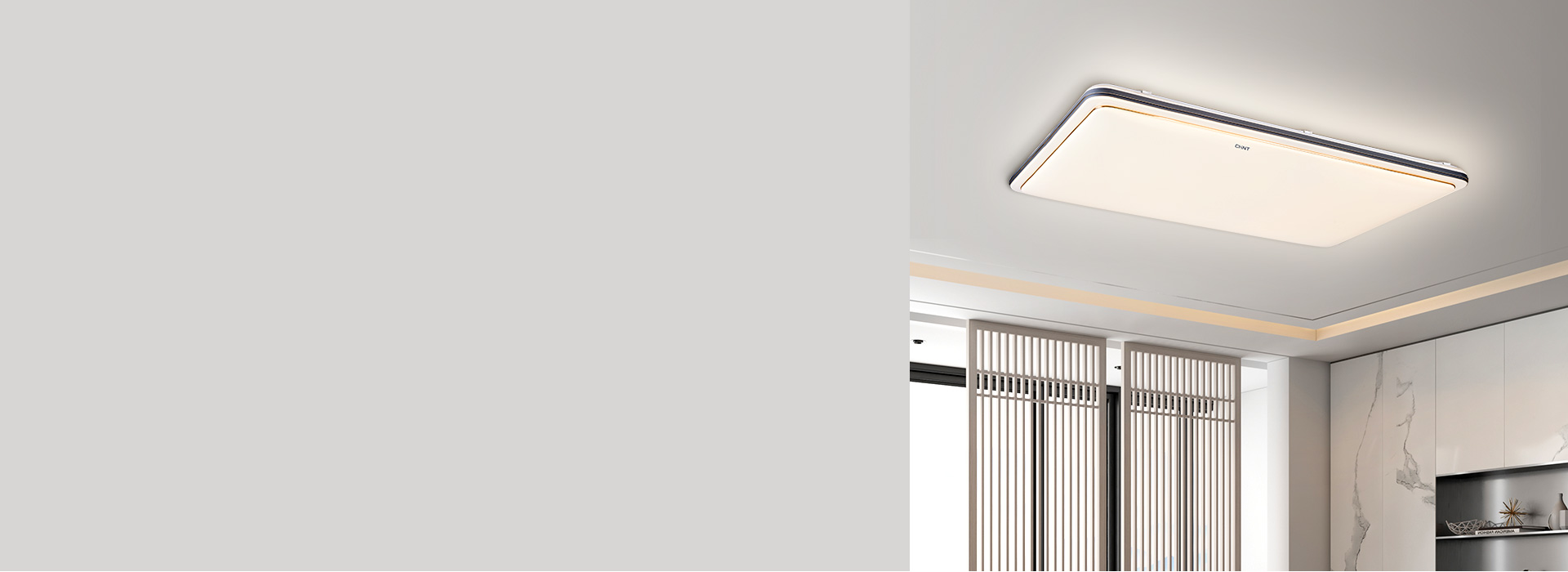 吸頂燈：XD424系列 金色光環映襯時...