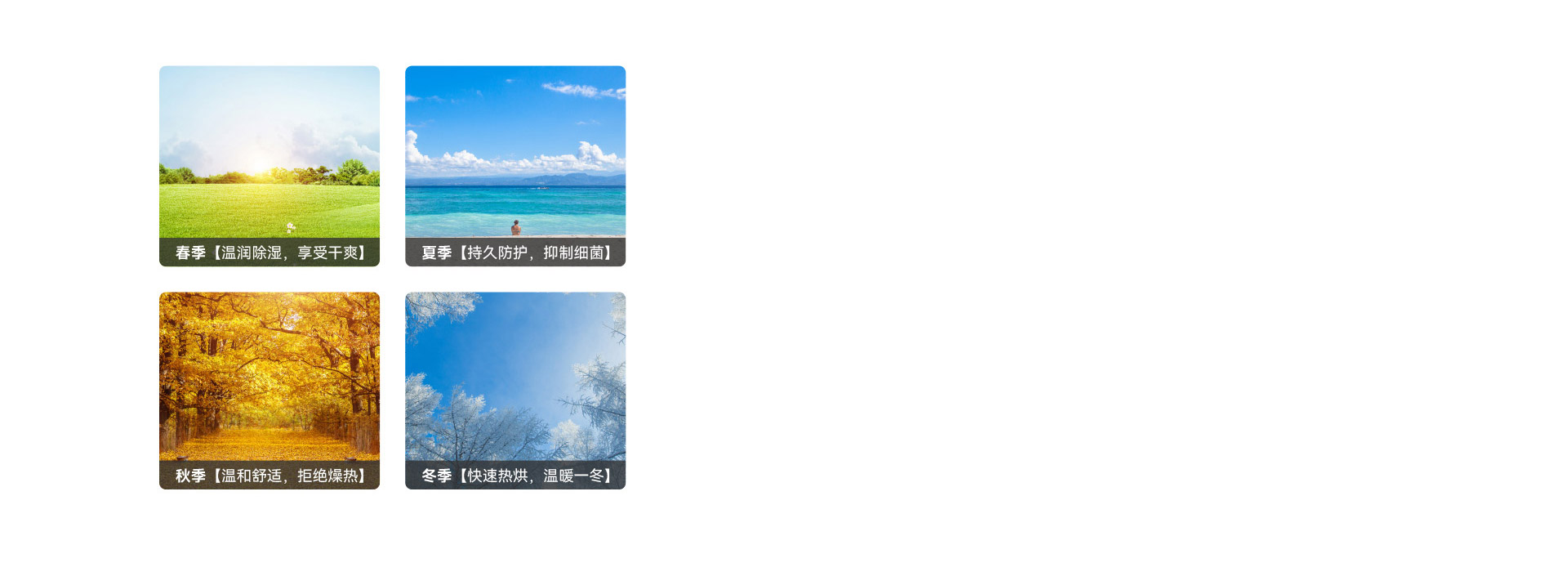 春夏秋冬都能用，陽光體驗 一年四季，享...