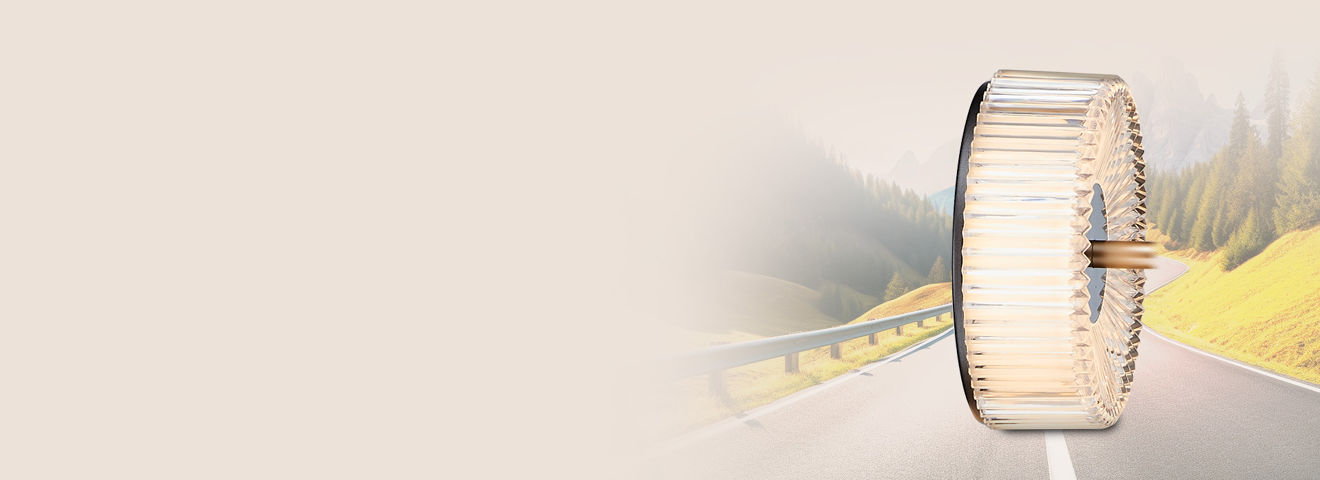 歲月如輪，留下一路風(fēng)景 燈罩就像一個個...