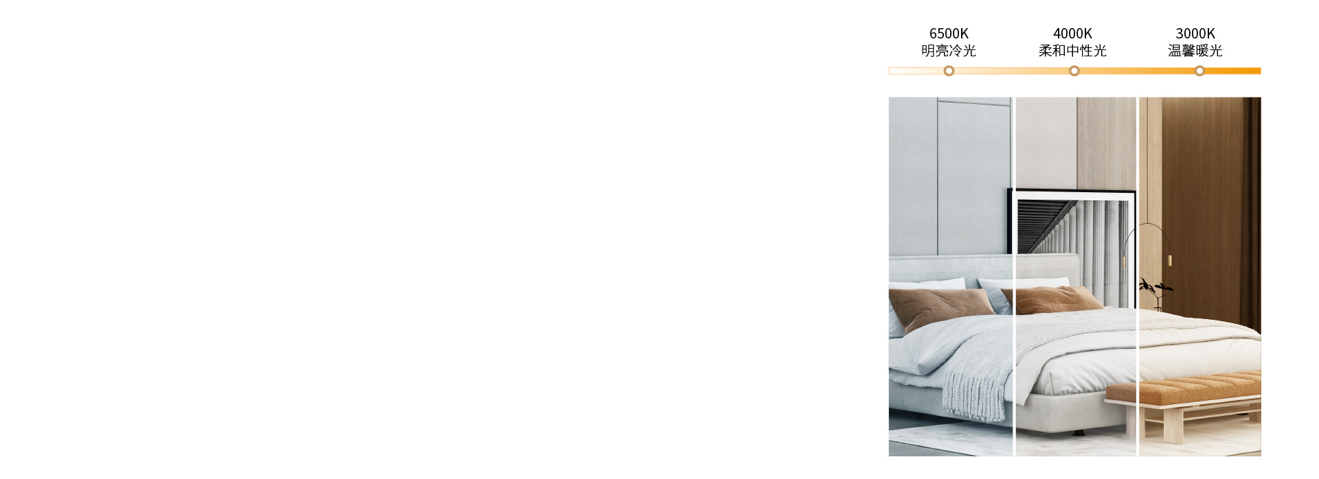 營造多種照明氛圍 可根據(jù)需要隨意切換使...