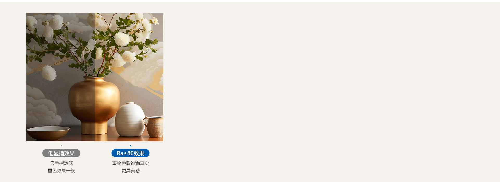 真實(shí)顯色，照出事物本真色彩 光線下事物...