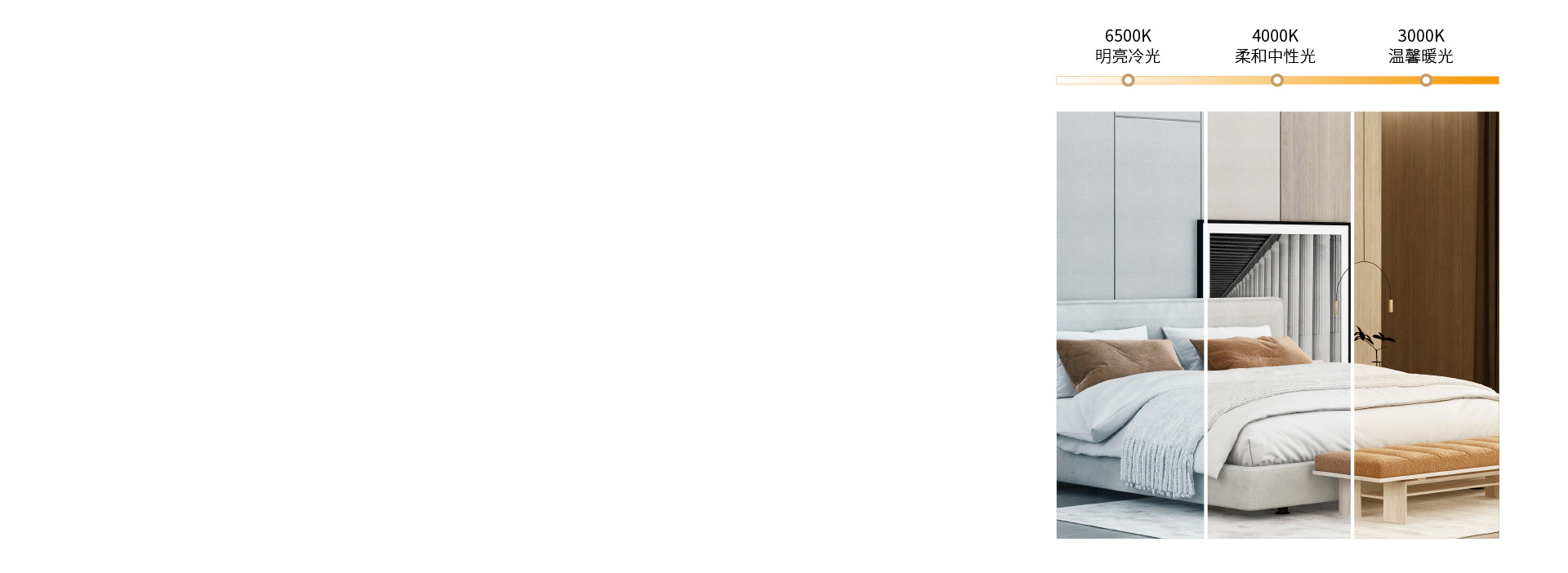 營造多種照明氛圍 可根據(jù)需要隨意切換使...